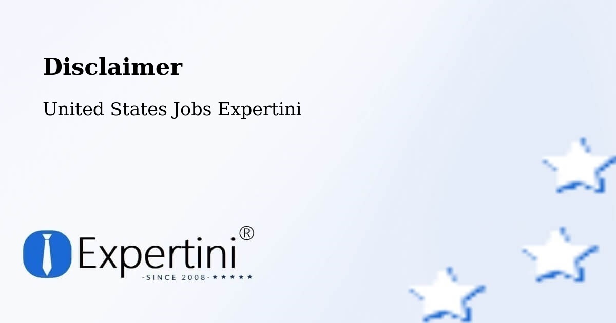 Disclaimer – Wallkill - United States Jobs Expertini