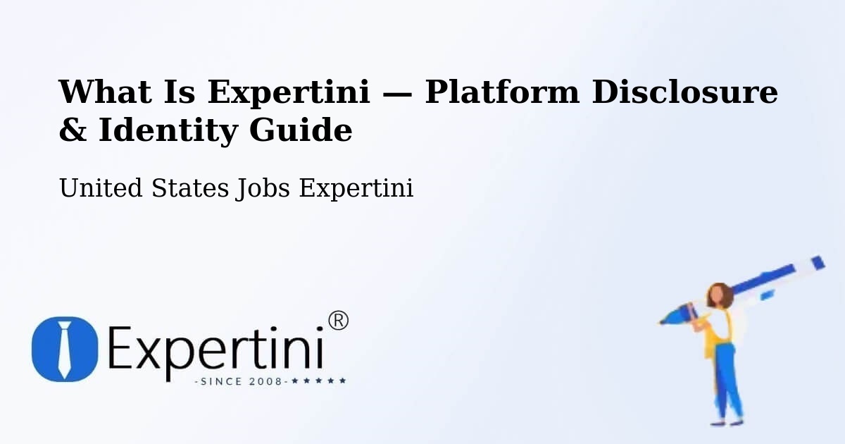 What Is Expertini — Platform Disclosure & Identity Guide – Wallkill